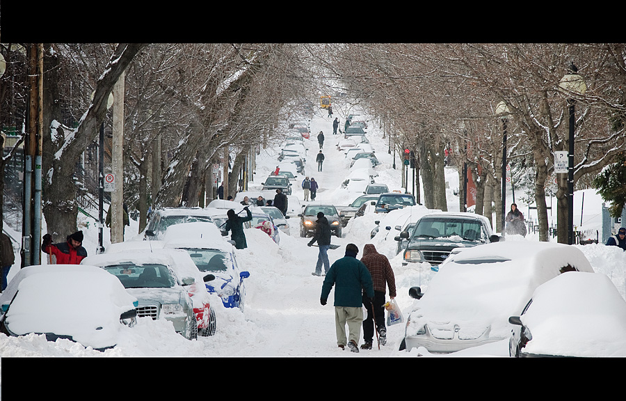 Montréal sous la neige - image de Julien Lebreton