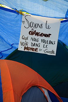 Mouvement populaire - Occupons Montreal - photos de Julien Lebreton